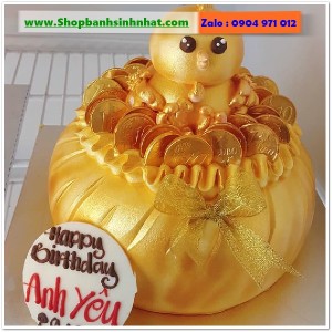 Bánh Sinh Nhật Hũ Vàng - VA126
